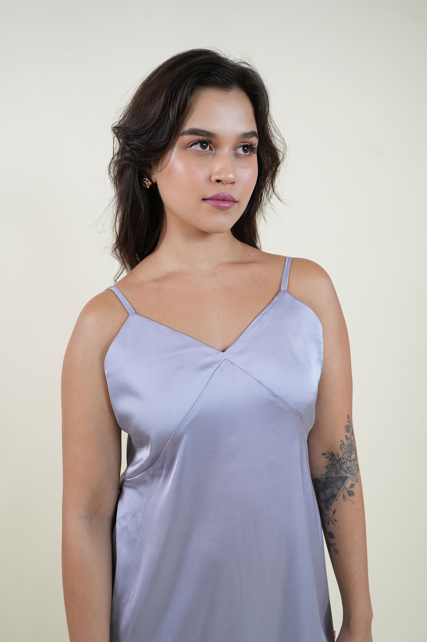 Satin Reverie Mini Dress