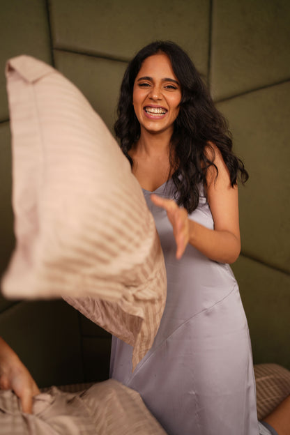 Satin Reverie Midi Dress